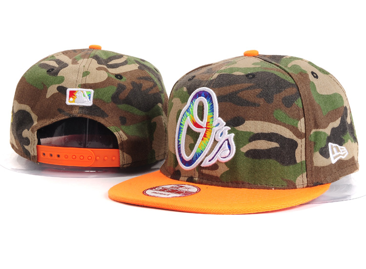 MLB Baltimore Orioles NE Snapback Hat #16